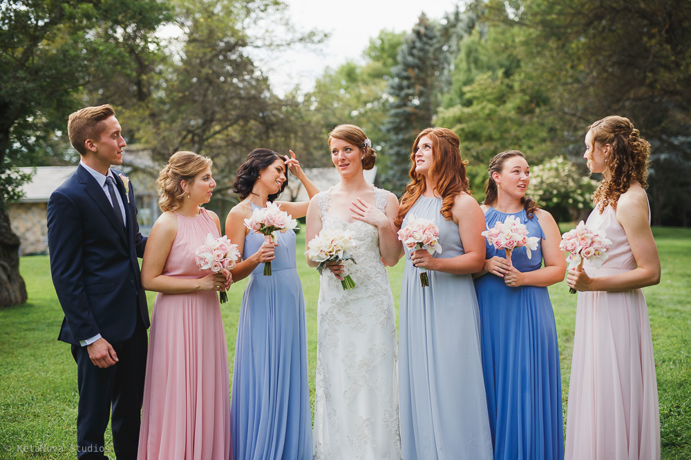 Perona Farms wedding - bridesmaids photos