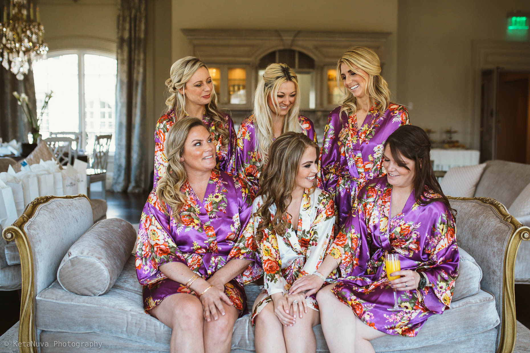 Portrait of the bridesmaids - Park Chateau Estate wedding 