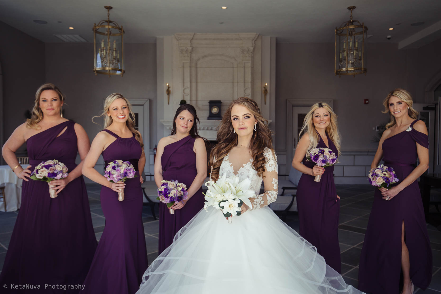 Park Chateau Estate wedding - Lovely picture of the bridesmaids. 