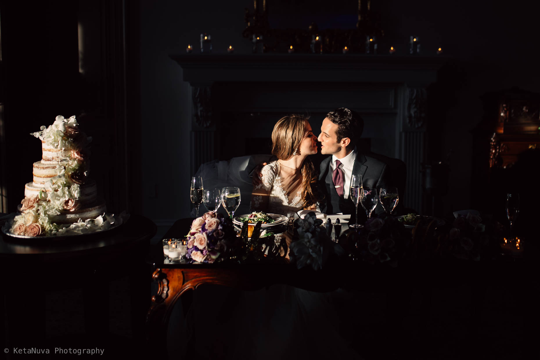 Contrast of light - Park Chateau Estate wedding