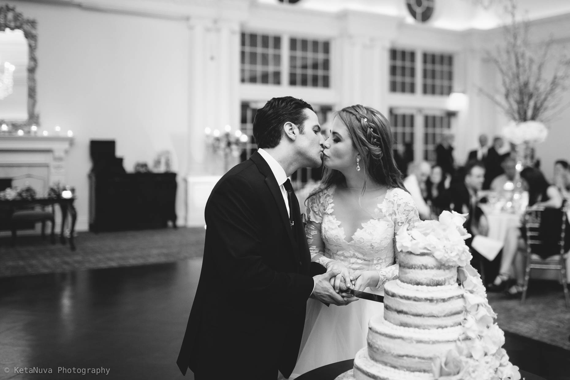 Cake cutting - Park Chateau Estate wedding